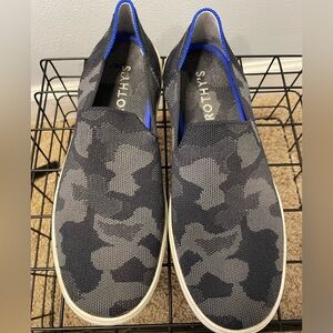 Rothy's The Original Slip On Sneaker in Gray Camo
